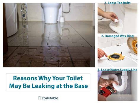 toilet clogged leaking from base|Toilet Leaking at the Base, How to Tell, Causes & Fixes